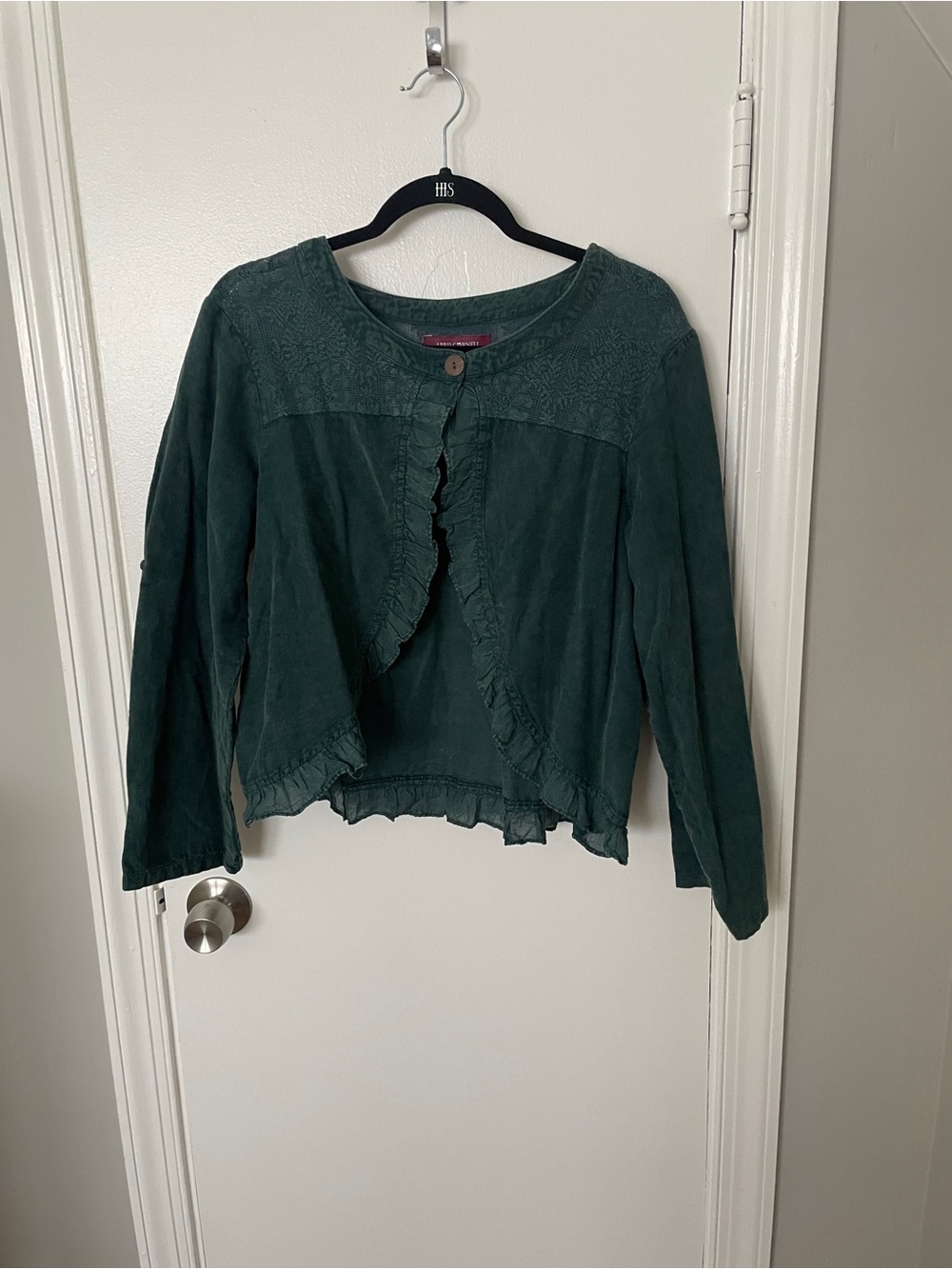 April Cornell Women's Ruffle-Trim Cardigan